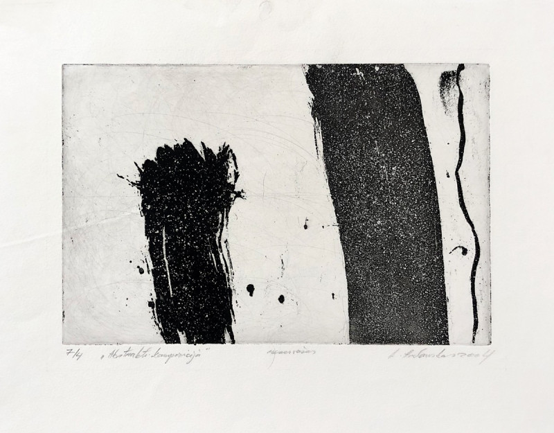Audrius Arlauskas tapytas paveikslas Abstrakti kompozicija, Grafika ir spauda , paveikslai internetu
