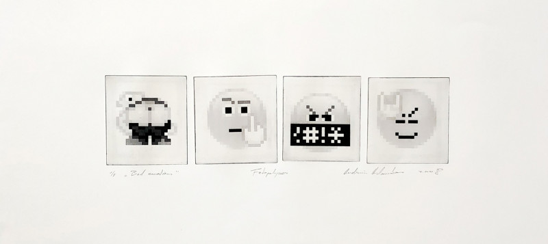 Audrius Arlauskas tapytas paveikslas Bad emotions, Grafika ir spauda , paveikslai internetu