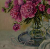 Irma Pažimeckienė tapytas paveikslas Pražydo bijūnai, Gėlės , paveikslai internetu