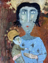 A Mother and Her Little Child original painting by Robertas Strazdas. Paintings With People