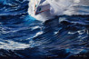 Against Wind II original painting by Serghei Ghetiu. Marine Art