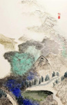Ina Savickienė tapytas paveikslas Stotelė kalnuose, Peizažai , paveikslai internetu