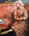 Laimonas Šmergelis tapytas paveikslas Laukimas, Daugiau yra geriau , paveikslai internetu