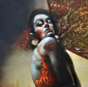 Laimonas Šmergelis tapytas paveikslas Ugningas šokis, Šokis - Muzika , paveikslai internetu