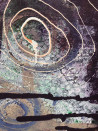 Alma Karalevičienė tapytas paveikslas Užburtas ratas, Abstrakti tapyba , paveikslai internetu