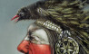 Laimonas Šmergelis tapytas paveikslas Vadas Raudonsnapis, Miniatiūros - Maži darbai , paveikslai internetu