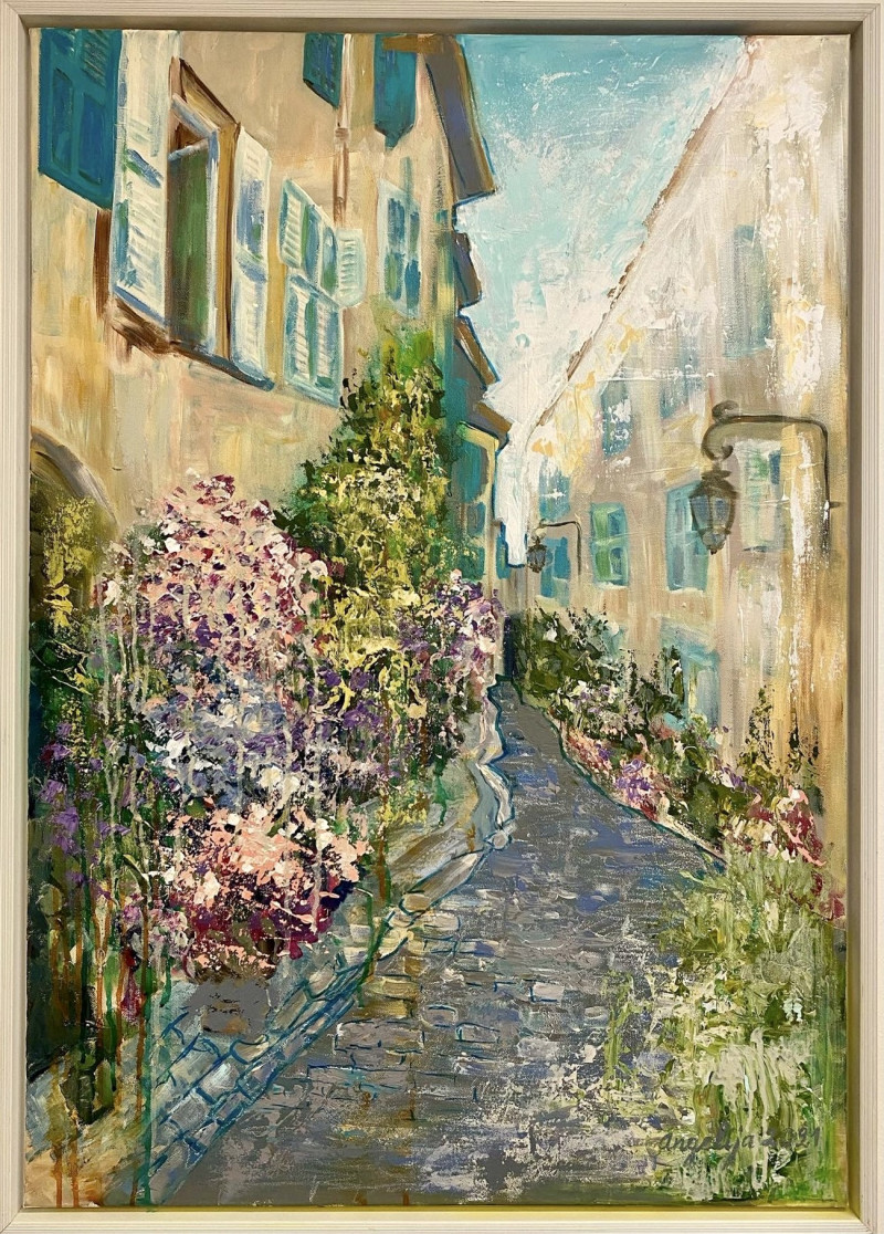 Once In Provence original painting by Angelija Eidukienė. Landscapes