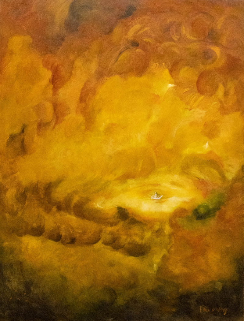 Irina Troma tapytas paveikslas Bedugnė, Abstrakti tapyba , paveikslai internetu