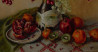 Irma Pažimeckienė tapytas paveikslas Raudonų atspalvių ruduo, Natiurmortai , paveikslai internetu