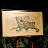 Ina Savickienė tapytas paveikslas Gyvenama sala, Kaligrafija - Rytų tapyba , paveikslai internetu