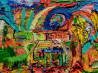 Arvydas Martinaitis tapytas paveikslas Peizažas, Abstrakti tapyba , paveikslai internetu