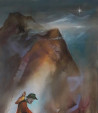 Jonas Dailidėnas tapytas paveikslas Atsiskyrėlis, Tapyba aliejumi , paveikslai internetu