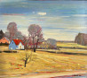 Landscape original painting by Arvydas Kašauskas. Landscapes
