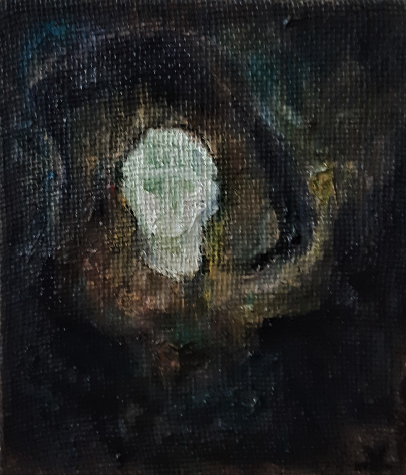 Kristina Čivilytė tapytas paveikslas Domus aurea, Miniatiūros - Maži darbai , paveikslai internetu