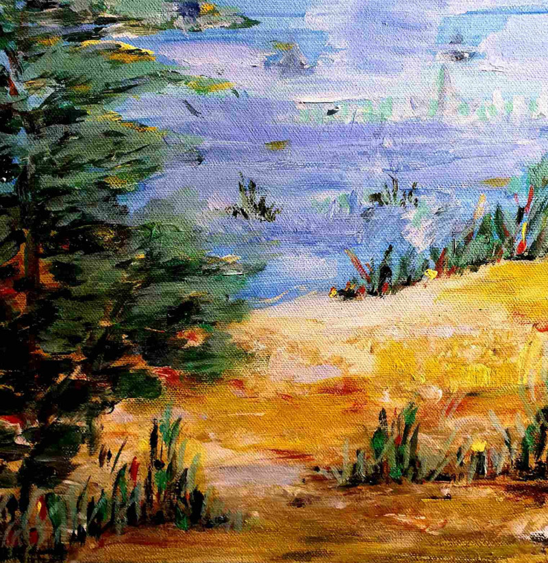 Zita-Virginija Tarasevičienė tapytas paveikslas Miniatiūra Vasara, Miniatiūros - Maži darbai , paveikslai internetu