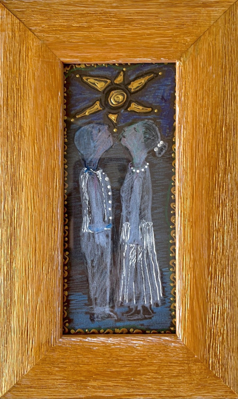 Inga Dambrauskienė tapytas paveikslas Dviese, Svajokliams , paveikslai internetu