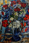Arvydas Martinaitis tapytas paveikslas Gėlės, Gėlės , paveikslai internetu