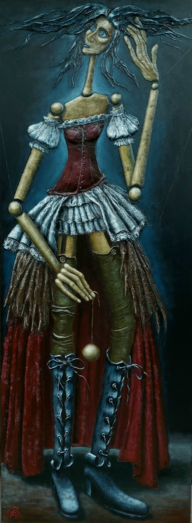 Sigitas Petrauskas tapytas paveikslas Marionetė, Išlaisvinta fantazija , paveikslai internetu