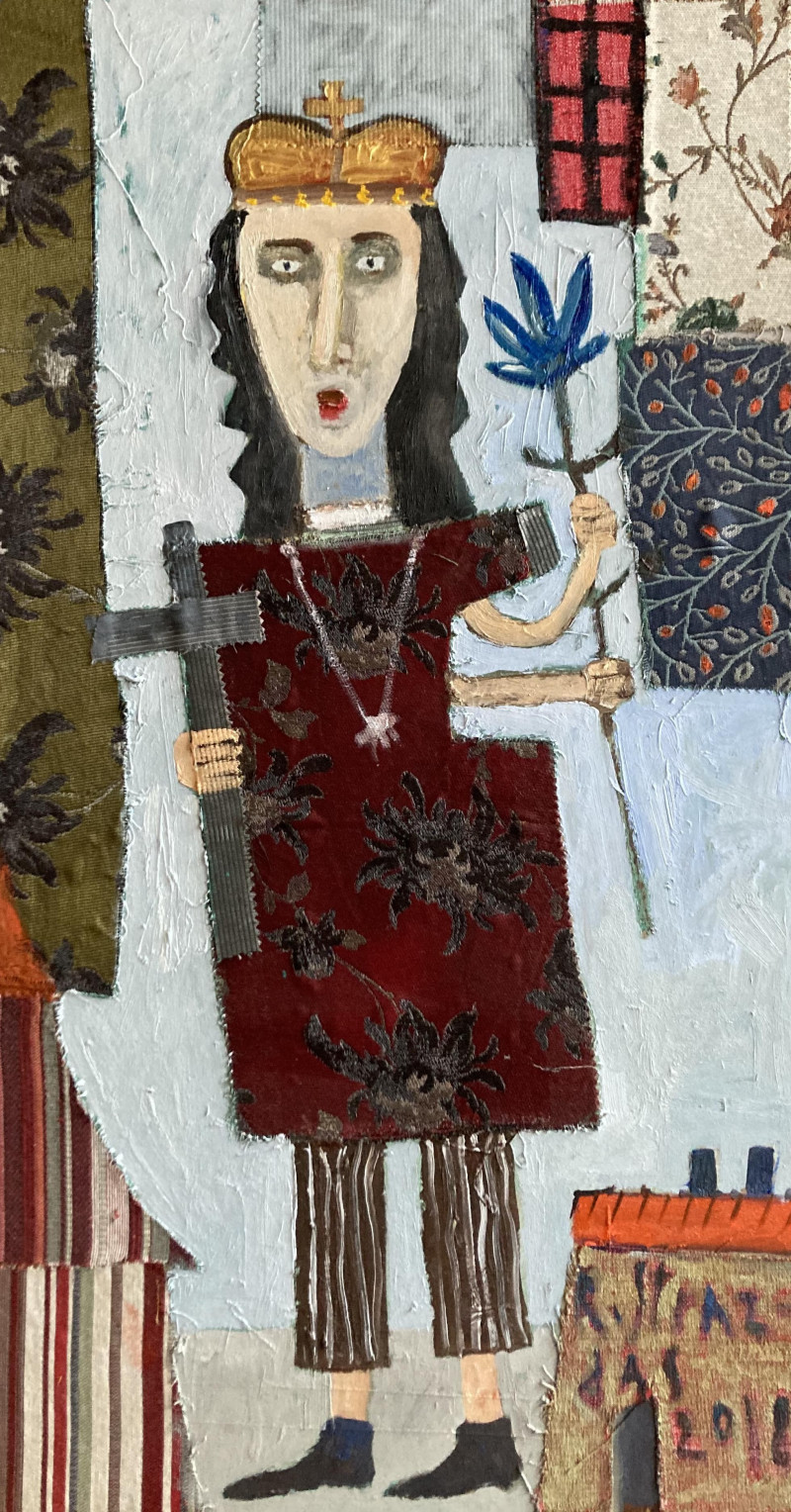 Robertas Strazdas tapytas paveikslas Šv. Kazimieras Trirankis, Išlaisvinta fantazija , paveikslai internetu