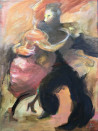 Eglė Colucci tapytas paveikslas Ruben & Susana, Šokis - Muzika , paveikslai internetu