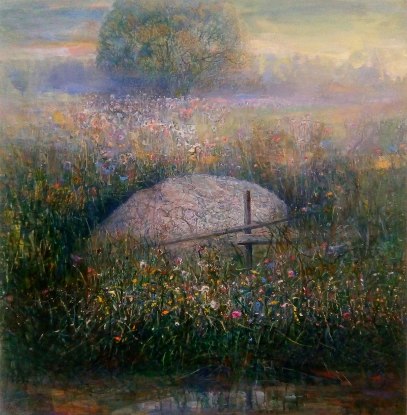 Landscape original painting by Jonas Šidlauskas. Landscapes