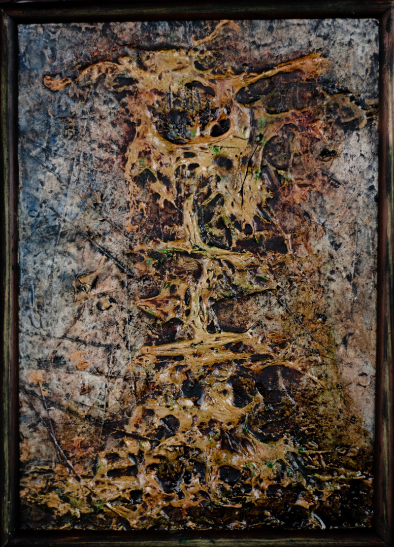 Arvydas Karvelis tapytas paveikslas Motyvas, Miniatiūros - Maži darbai , paveikslai internetu