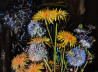 Arvydas Martinaitis tapytas paveikslas Pienės, Gėlės , paveikslai internetu