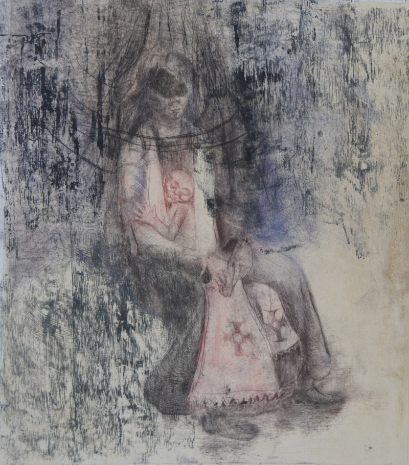 Kristina Daniūnaitė tapytas paveikslas Pasitikėjimas, Fantastiniai paveikslai , paveikslai internetu