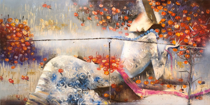 Alvydas Venslauskas tapytas paveikslas Svarstyklės, Fantastiniai paveikslai , paveikslai internetu