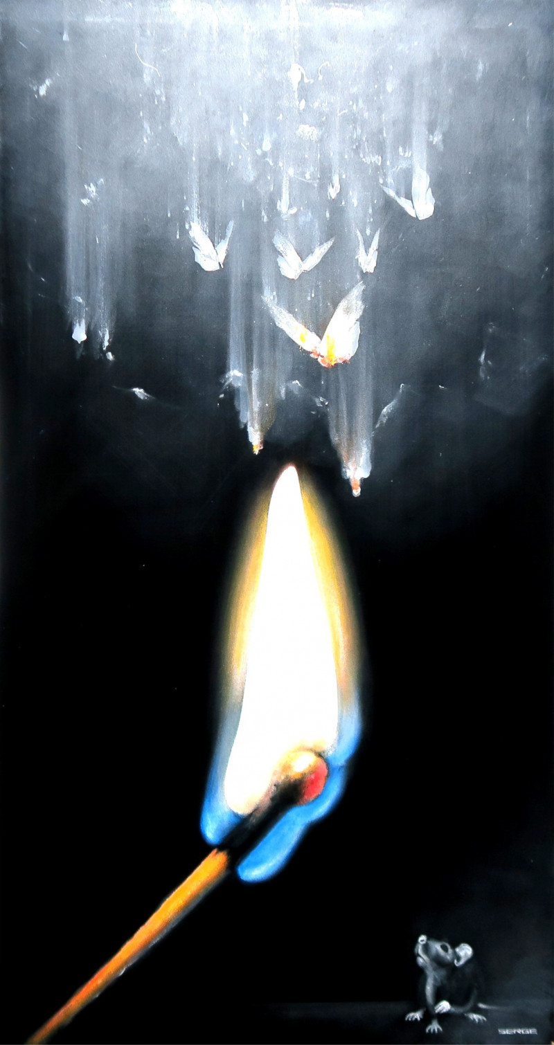 Sergejus Želobčastas tapytas paveikslas Fatal Flight, Kita , paveikslai internetu