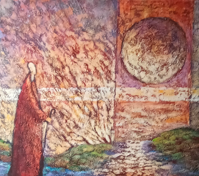 Romas Žmuidzinavičius tapytas paveikslas Gyvenimo linija, Peizažai , paveikslai internetu
