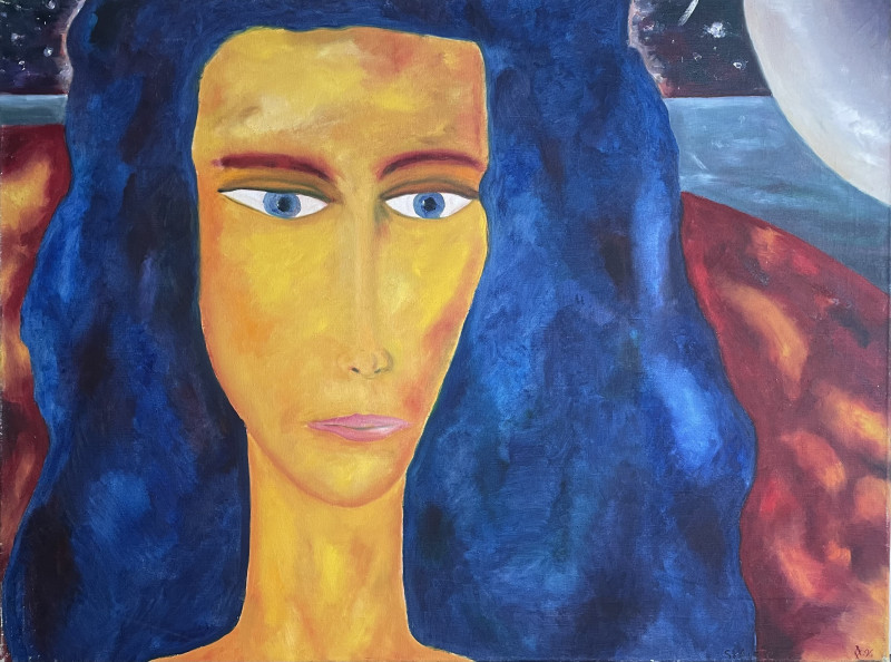 Marius Abramavičius-Neboisia tapytas paveikslas Moteris iš jūros, Portretai , paveikslai internetu