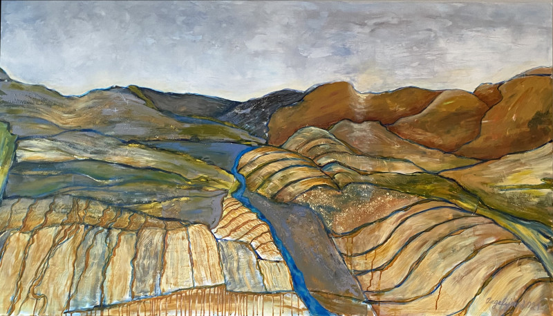 The Distances of Rye original painting by Angelija Eidukienė. Landscapes