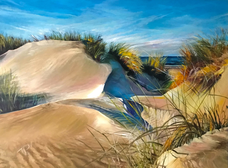 Dunes original painting by Sigita Paulauskienė. Landscapes