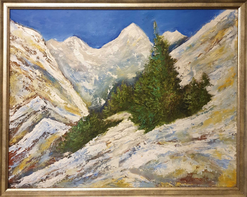 My Alps original painting by Lilijana Tumaitė. Landscapes