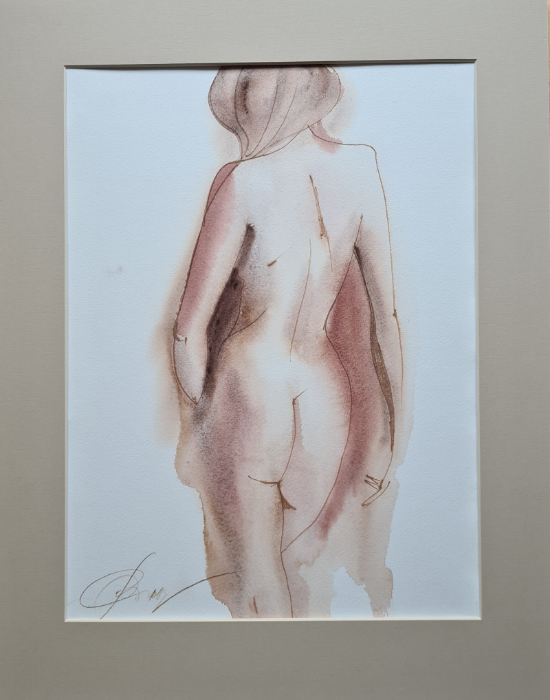 Act No. 15 original painting by Svetlana Ovinova. Nude
