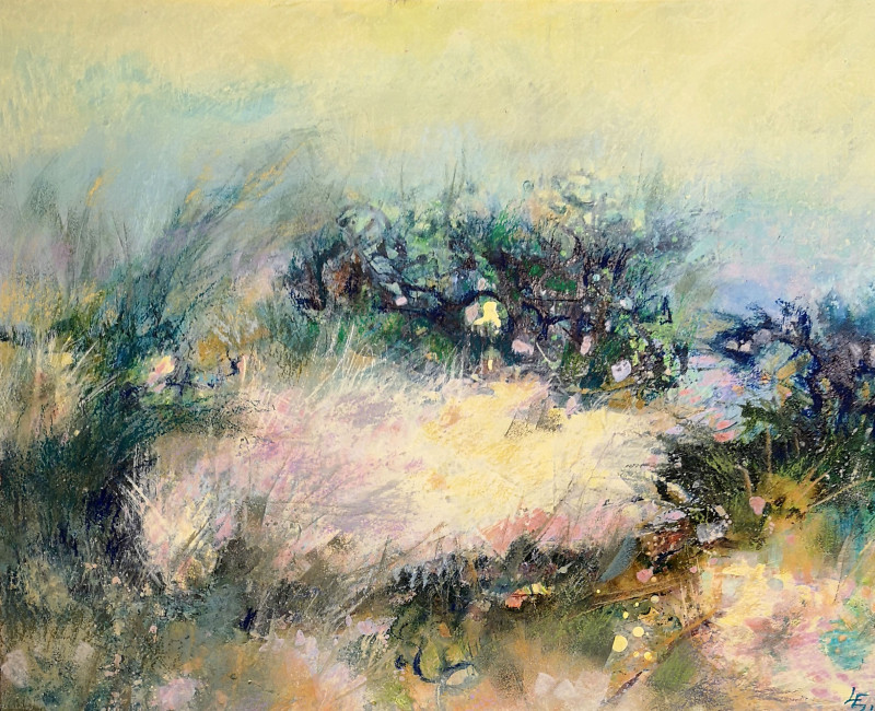 Eglė Lipinskaitė tapytas paveikslas Atokvėpis, Abstrakti tapyba , paveikslai internetu