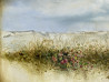 Onutė Juškienė tapytas paveikslas Kalneliai, Žolynų kolekcija , paveikslai internetu