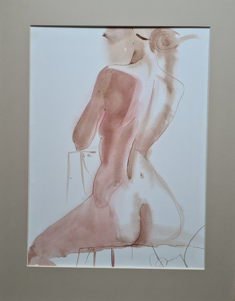 Act No. 16 original painting by Svetlana Ovinova. Nude