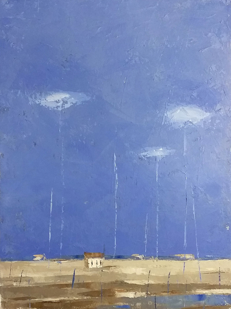 Kęstutis Jauniškis tapytas paveikslas Peizažas 40, Peizažai , paveikslai internetu