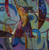Šarūnas Šarkauskas tapytas paveikslas Upeivė, Abstrakti tapyba , paveikslai internetu