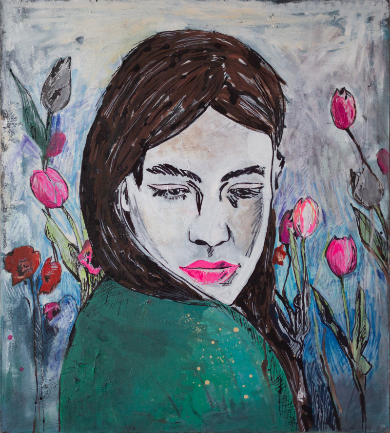 Rasa Bartaševičiūtė tapytas paveikslas Women Day, Tapyba su žmonėmis , paveikslai internetu