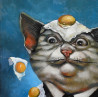 Laimonas Šmergelis tapytas paveikslas Salvadoro kiaušinienė, Animalistiniai paveikslai , paveikslai internetu