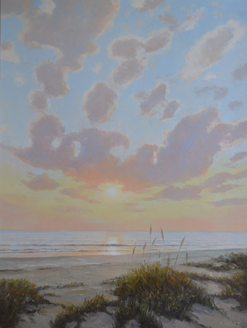 Seaside Romance 2 original painting by Rimantas Virbickas. Landscapes