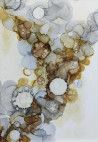 Lina Videckienė tapytas paveikslas Burbulai 1, Abstrakti tapyba , paveikslai internetu