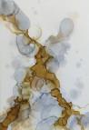 Lina Videckienė tapytas paveikslas Burbulai 3, Abstrakti tapyba , paveikslai internetu