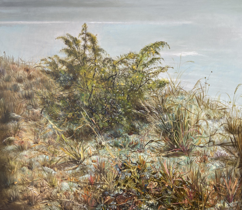 Onutė Juškienė tapytas paveikslas Kadagys laukiantis žvejo, Peizažai , paveikslai internetu