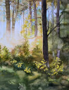 Algirdas Zibalis tapytas paveikslas Ten šviesu, Peizažai , paveikslai internetu