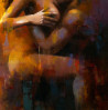 Aleksandr Jerochin tapytas paveikslas Ugnis, Tapyba su žmonėmis , paveikslai internetu