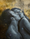 Aleksandr Jerochin tapytas paveikslas Šviesos bučinys, Tapyba su žmonėmis , paveikslai internetu